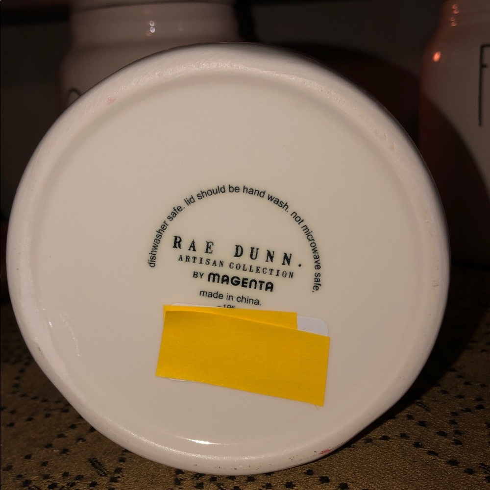 Rae Dunn GAME DAY Baby Canister (Football On Lid) - Picture 7 of 9
